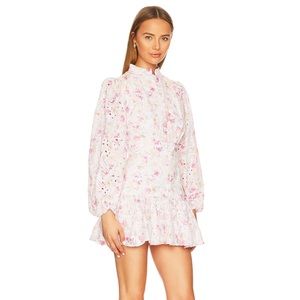 Bardot Henry Floral Mini Dress in Vintage Floral